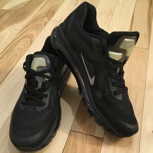 Nike Air Max 2014 Women's Black/Reflect Sneakers Size 10